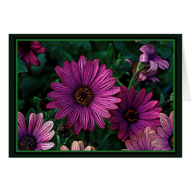 Jord skrattar i blommor: Ralph Waldo Emerson Hälsningskort (Framsidan Horizontal)