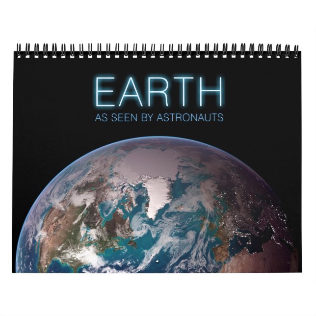 Jord som sett av astronaut kalender (Omslag)