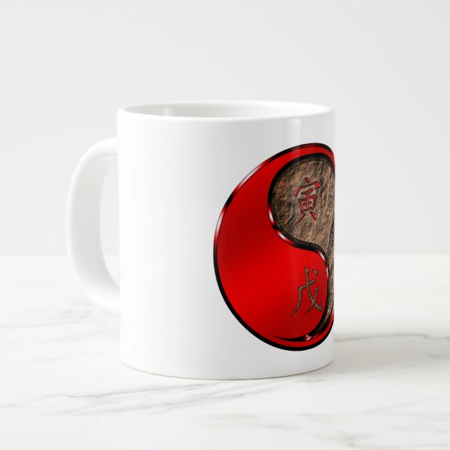 Jord Tiger Jumbo Mugg (Framsida vänster)