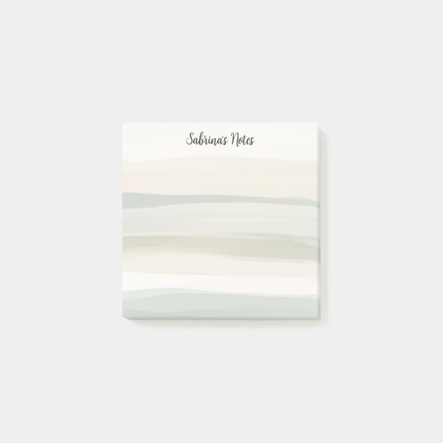 Jord Tone-pensel Post-it Block (Framsida)