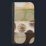 Jord Tone Wood Panel-målning med cirklar Samsung S4 Plånboksfodral<br><div class="desc">Skapat av Norman Wyatt, Jr., gjordes den här målningen med hjälp av den Fransk som är processaa, Giclee, för att spreja bläck droppar på en arbetsyta. Skaffa borttappad i koncentriska cirklar, smältning av jordens ton färg över målningen eller träpanelens utseende över biet. Ett underbart köp för alla som är intresserade...</div>