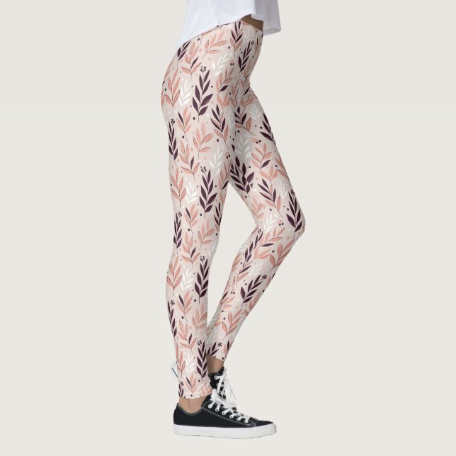 Jord Tones Botanical Print Leggings (Höger)