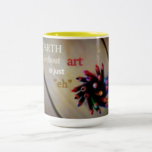 Jord utan Art Mugg