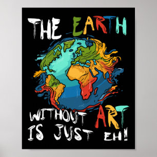 Jord utan konst är precis samma dag som planetskon poster