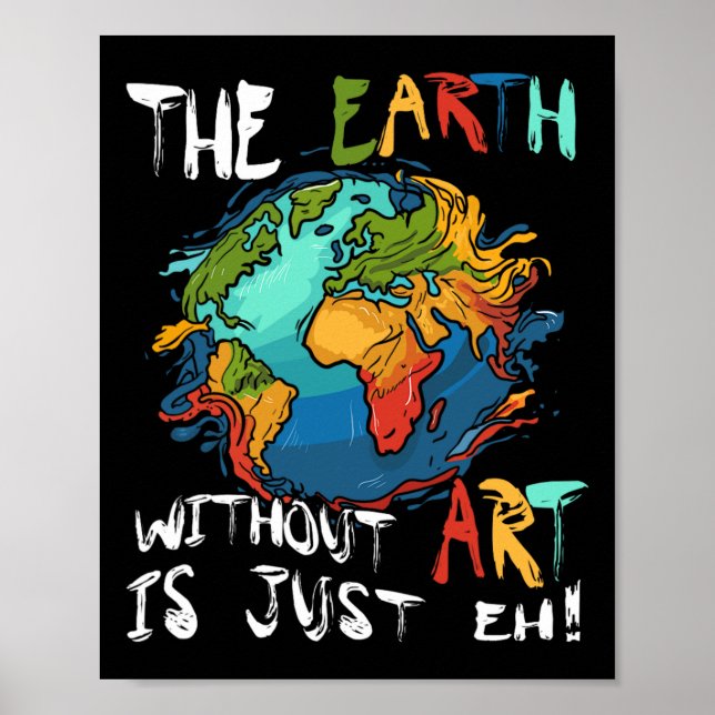 Jord utan konst är precis samma dag som planetskon poster (Framsidan)