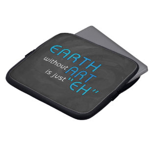 Jord utan konst laptop sleeve