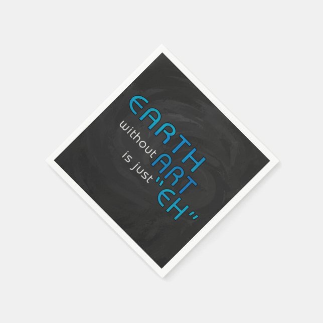 Jord utan konst pappersservett (Hörn)