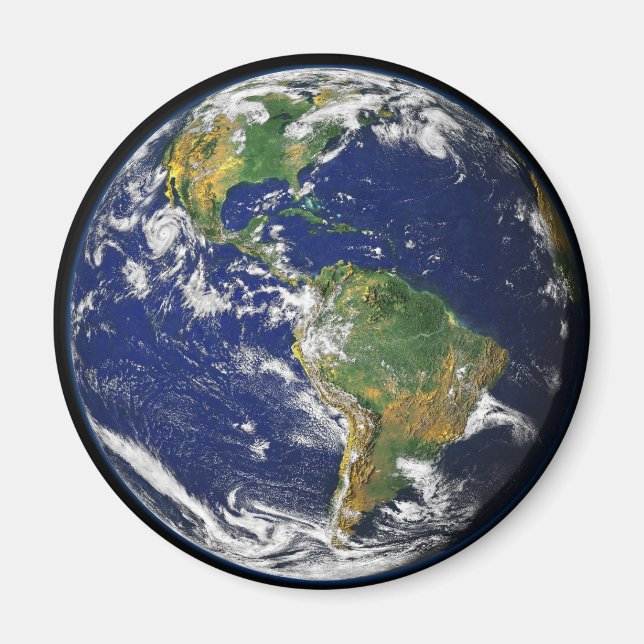 Jord vår världsrunda Magnet (Framsidan)