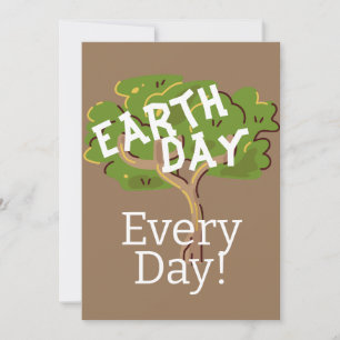 Jord varje dag, gå grön, Spara vår planet
