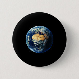 Jord Värld - Glad Jordens Dag Spara Planeten Rymd Knapp