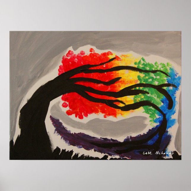 Jord, Vind och brand - Gabriel McGarry Poster (Framsidan)