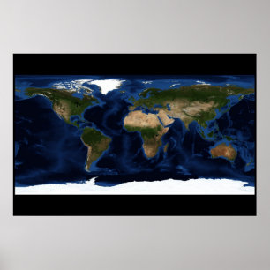 Jord yta 78x52 (72x48) poster