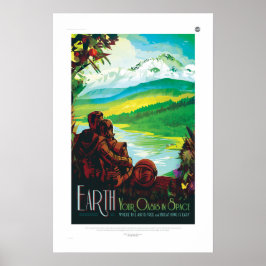Jorda din oas i rymden poster