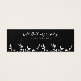 Jordad Blommigt ・ Uppläsning av Ringar Studs-Visni Litet Visitkort