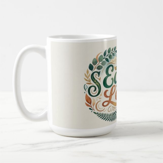 Jordälskare, T-shirt Kaffemugg (Vänster)