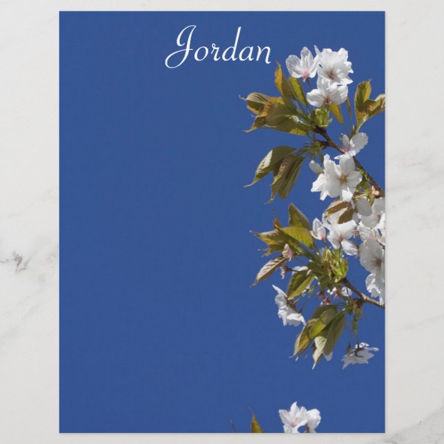 Jordan Blommar Letterhead (Framsida)