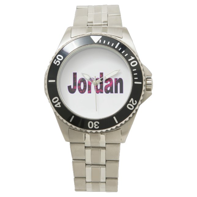 Jordan Classic Stainless Steel Watch Armbandsur (Framsida)