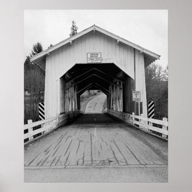 Jordan Covered Bridge Poster (Framsidan)