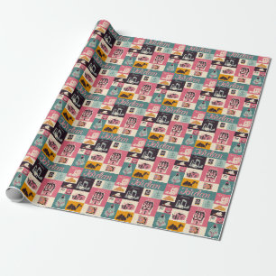 Jordan Culture Retro Illustrated Symbols Presentpapper