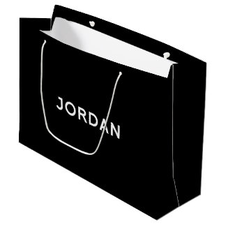 Jordan Elegant Gift Bag i svartvitt