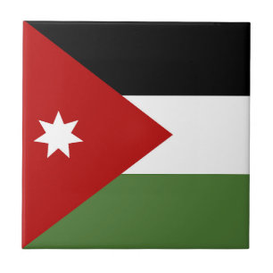 Jordan flagga kakelplatta