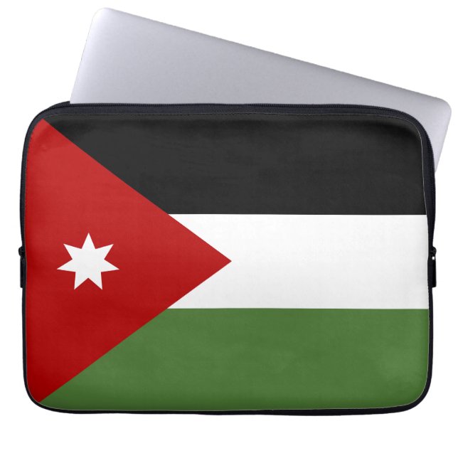 Jordan flagga laptop fodral (Framsidan)