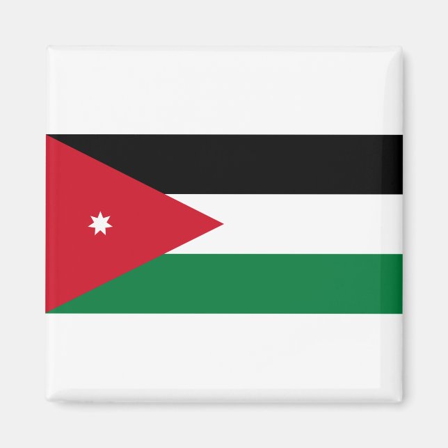 Jordan Flagga Magnet (Framsidan)