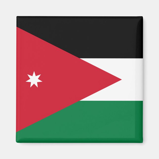 Jordan Flagga Magnet (Framsidan)