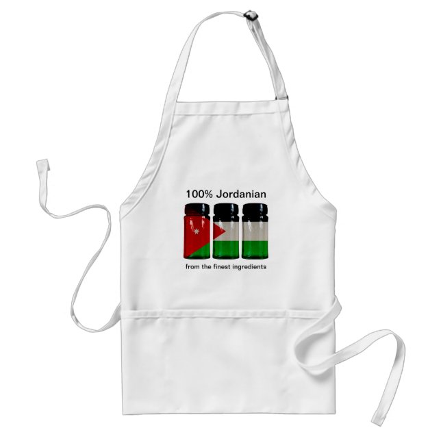 Jordan Flagga Spice Burk Apron Förkläde (Framsidan)