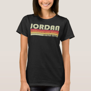 JORDAN Gift Namn Personlig Funny Retro Vintage T Shirt