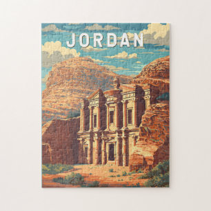 Jordan Illustration Resa Konst Vintage Pussel