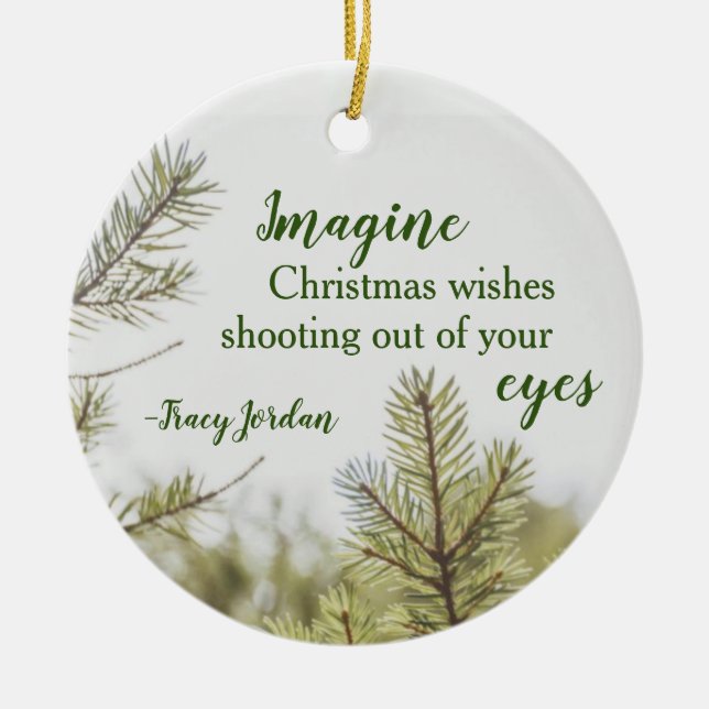 Jordan-jul Julgransprydnad Keramik (Framsidan)