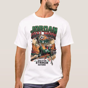 Jordan Mål Läge Skelett Anfallare Nationer Dynamis T Shirt