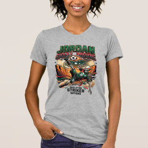 Jordan Mål Läge Skelett Anfallare Nationer Dynamis T Shirt