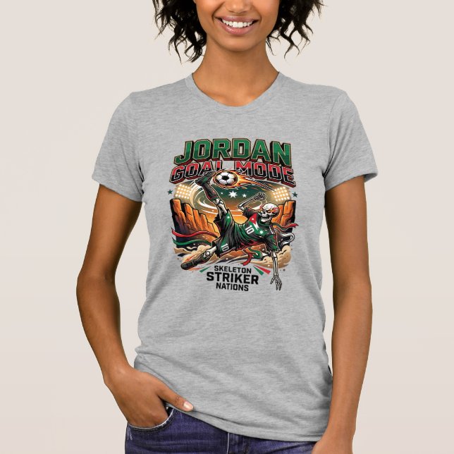 Jordan Mål Läge Skelett Anfallare Nationer Dynamis T Shirt (Framsida)