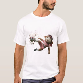 Jordan Mansaf Soccer Mascot Football Fan Apparel T Shirt