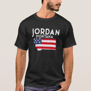 Jordan Montana USA State America Travel Montanan T Shirt