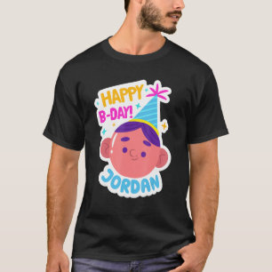 Jordan Personlig Grattis på födelsedagen Idea T Shirt