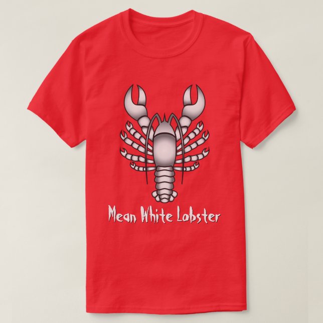 Jordan Peterson Elak White Lobster Man Meme T Shirt (Design framsida)