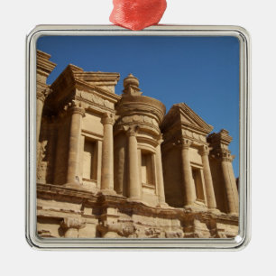 Jordan, Petra, Klostret, Al Deir. 2 Julgransprydnad Metall