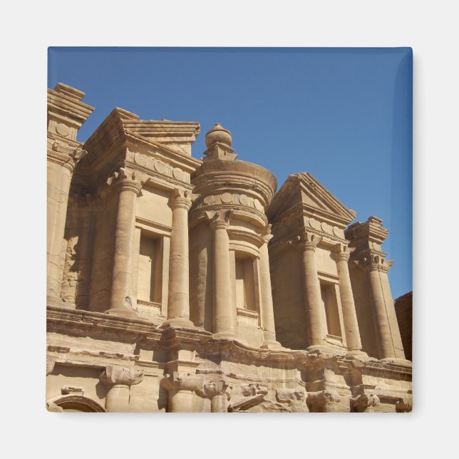 Jordan, Petra, Klostret, Al Deir. 2 Magnet (Framsidan)