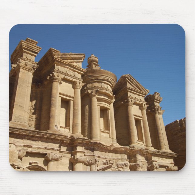 Jordan, Petra, Klostret, Al Deir. 2 Musmatta (Framsidan)