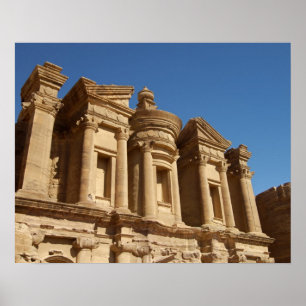 Jordan, Petra, Klostret, Al Deir. 2 Poster