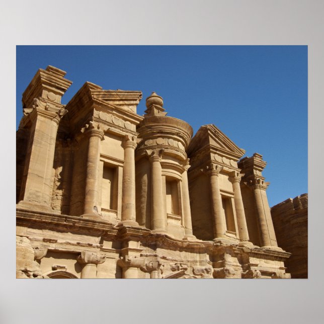 Jordan, Petra, Klostret, Al Deir. 2 Poster (Framsidan)