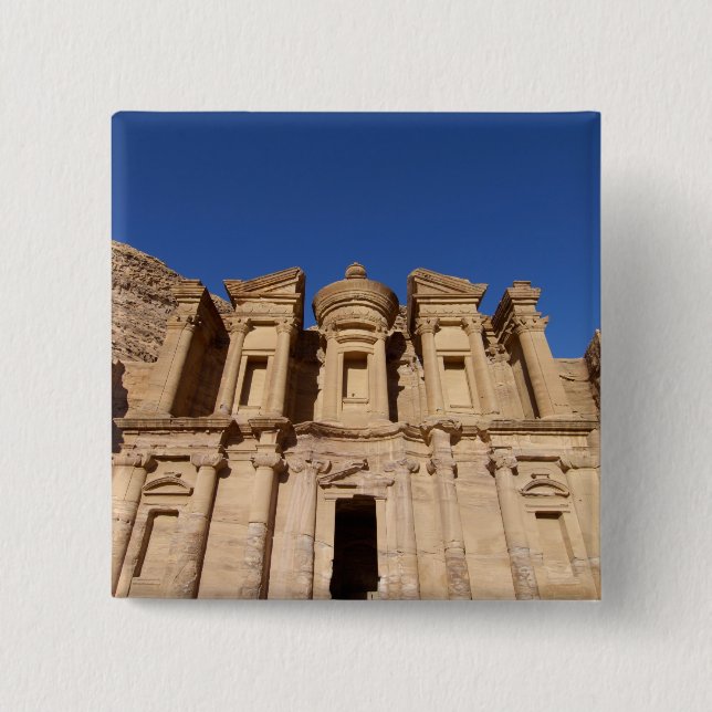 Jordan, Petra, Klostret, Al Deir. Knapp (Framsida)