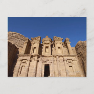 Jordan, Petra, Klostret, Al Deir. Vykort