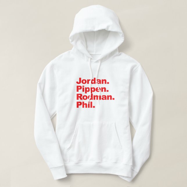 Jordan Pipen Rodman Phil Hoodie Sweatshirt (Design framsida)