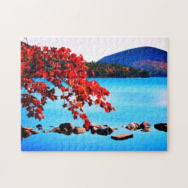 Jordan Pond 11x14 Puzzle Pussel (Horisontell)