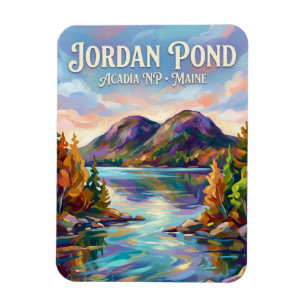 Jordan Pond, Acadia NP USA -> Jordan Pond, Acadia Magnet
