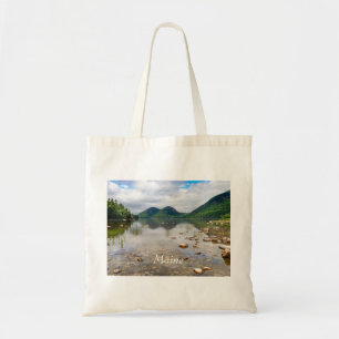 Jordan Pond i Acadias nationalpark i Maine Tygkasse